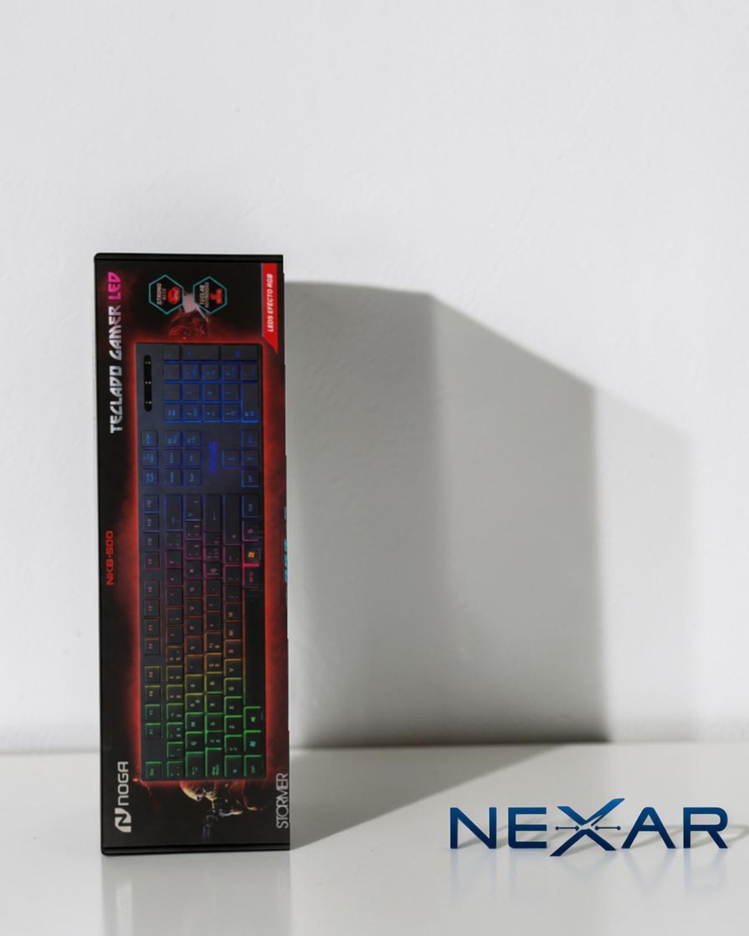 TECLADO GAMER LED NOGA STORMER