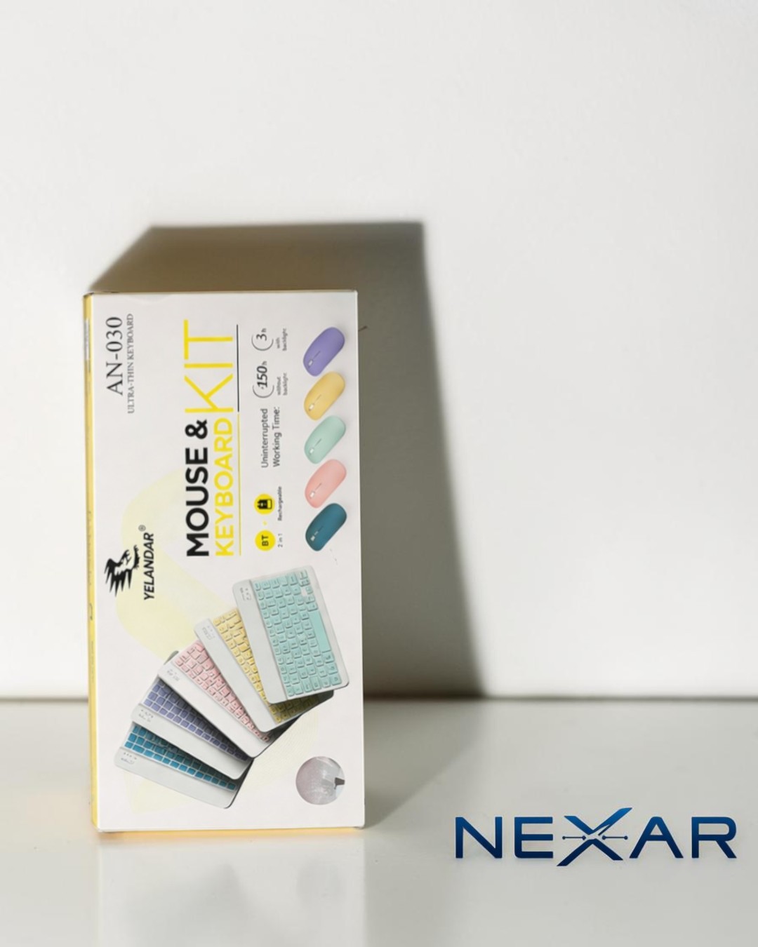KIT MOUSE + TECLADO YELANDAR AN-030