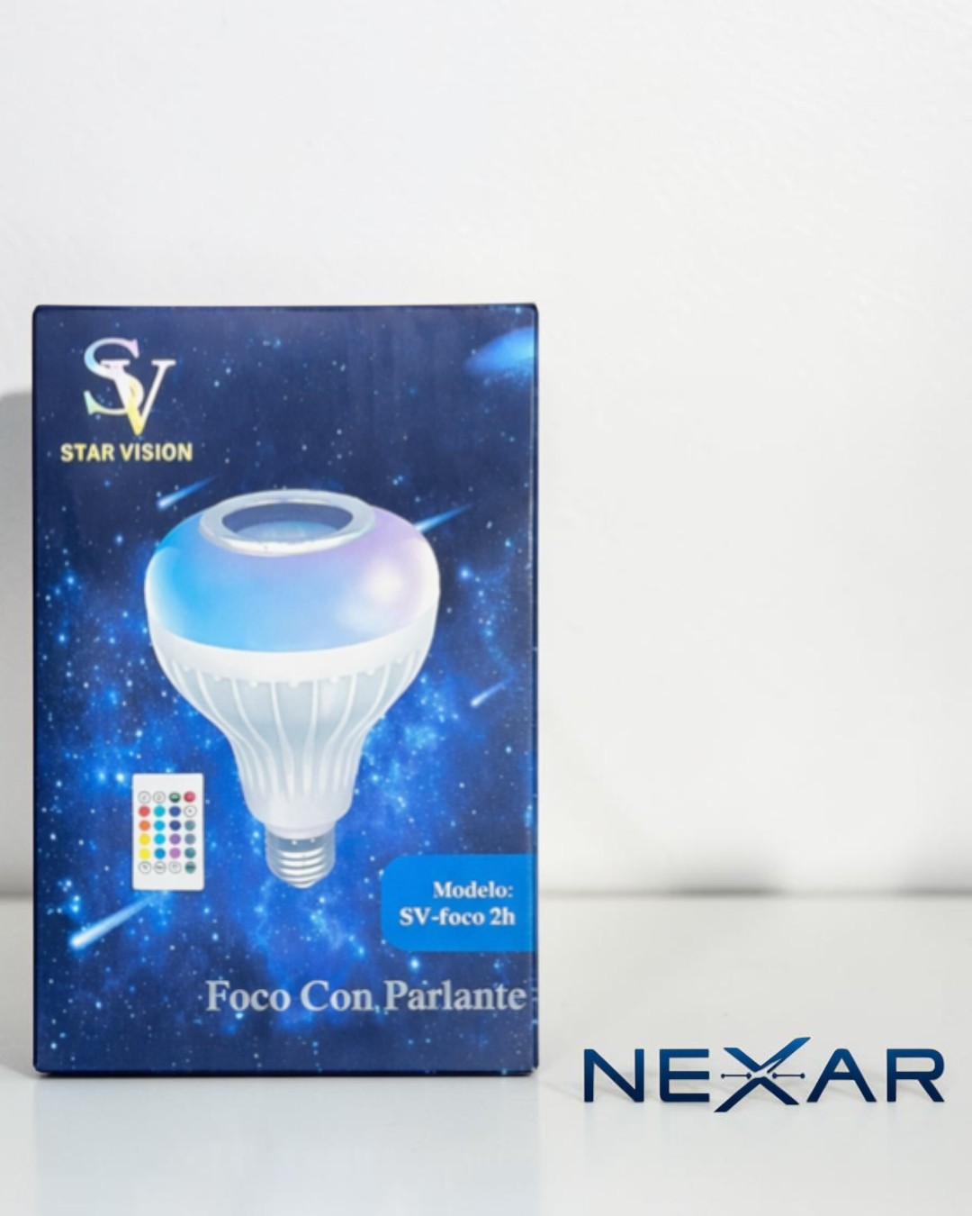 LUZ LED + PARLANTE SV-FOCO